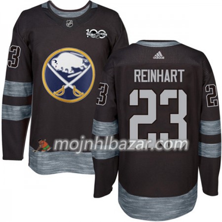 Dresovi Buffalo Sabres Sam Reinhart 23 1917-2017 100th Anniversary Adidas Crna Authentic - Muške Dresovi Buffalo Sabres Sam Reinhart 23 1917-2017 100th Anniversary Adidas Crna Authentic - Muške
